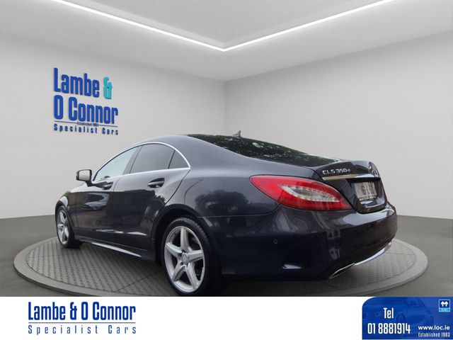 Image for 2016 Mercedes-Benz CLS Class 350 D AMG SPORT * 	MAGNETITE BLACK METALIC / BEIGE LEATHER * SAT NAV *18" AMG WHEELS * HEATED SEATS * REVERSE CAMERA * 