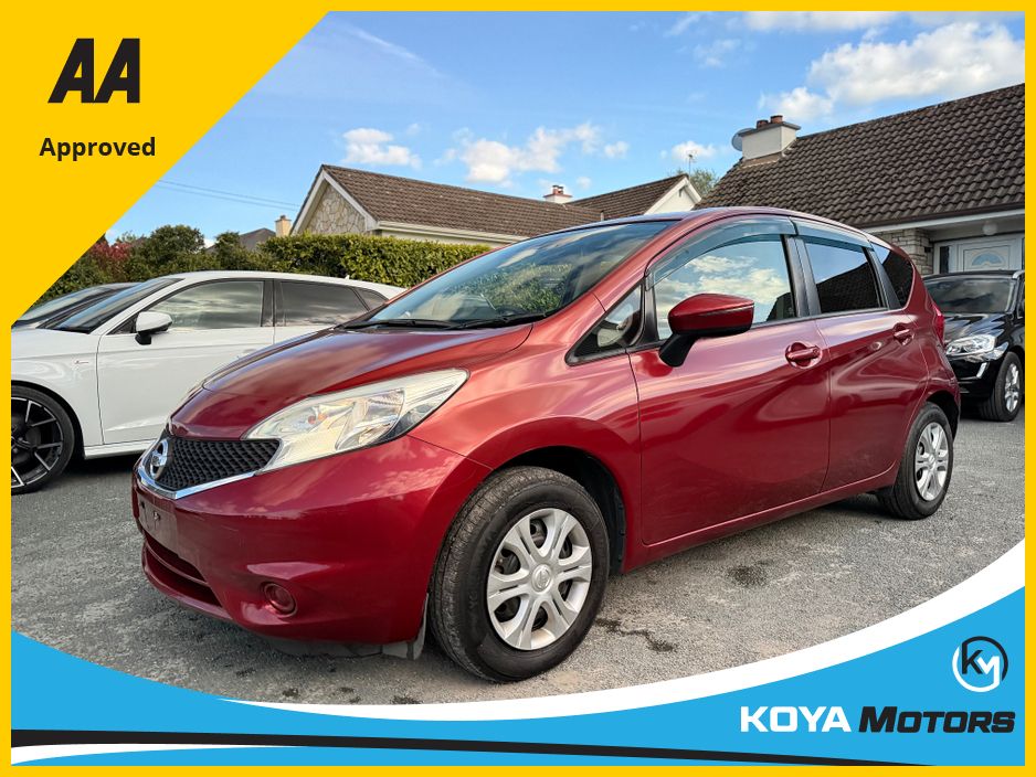 Image for 2015 Nissan Note 1.2 X PETROL CVT AUTOMATIC // FORCE RED METALLIC // LANE ASSIST // PRIVACY PACK // TWO TONE INTERIOR // REVERSING CAMERA // AA DEALER APPROVED 2026 