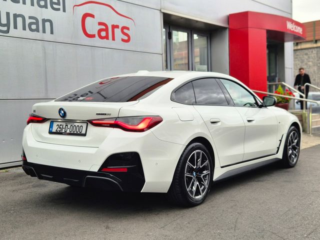 Image for 2025 BMW i4 M Sport eDrive 35 (335bhp) 18" Alloys, Grey M Sports Seats, CarPlay, 360 Camera, Privacy Glass - First Reg in December 2025 - Trade in Price €43, 888