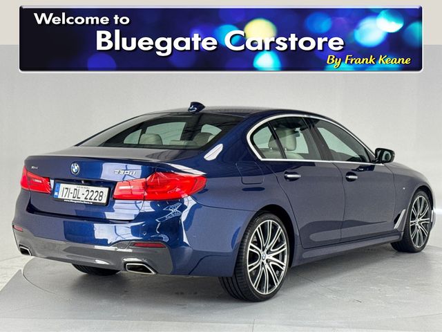 Image for 2017 BMW 5 Series D XDRIVE M SPORT 530D**NEW NCT**MULTIFUNCTIONAL STEERING WHEEL**TOUCH SCREEN MEDIA DISPLAY**REVERSE CAMERA**PARKING SENSORS**FRONT HEATED ELECTRIC SEATS**CREAM LEATHER INTERIOR**SATNAV**DRIVE MODES**