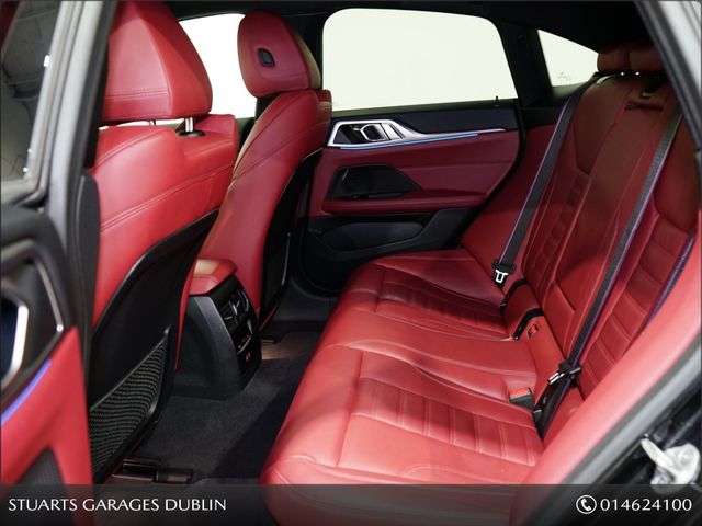 Image for 2023 BMW i4 **i4 drive40 WITH PRO PACK** M-SPORT, SAPPHAIRE BLACK METALLIC WITH VERNASCA LEATHER, 19”BI-COLOUR ALLOYS, RED BRAKE CALIPERS, PRIVACY GLASS