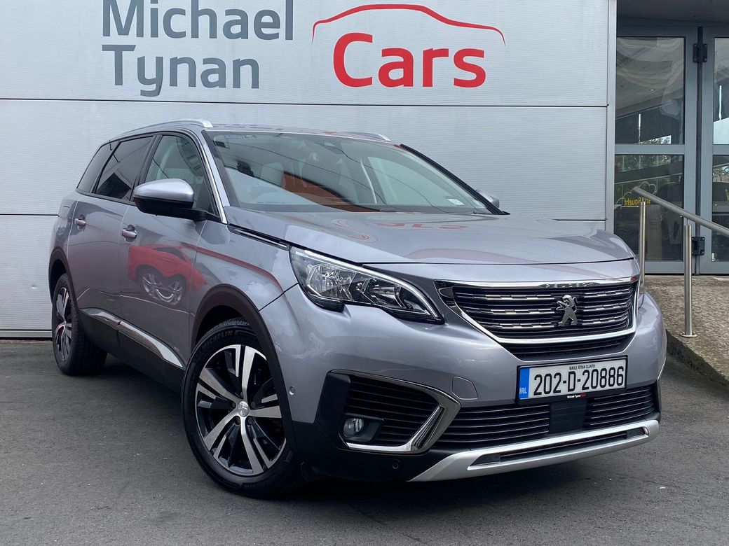 Image for 2020 Peugeot 5008 1.2 Petrol Allure Manual 7 Seater, Camera, Sat Nav, 1/2 Leather, Parking Sensors, Wireless Charger