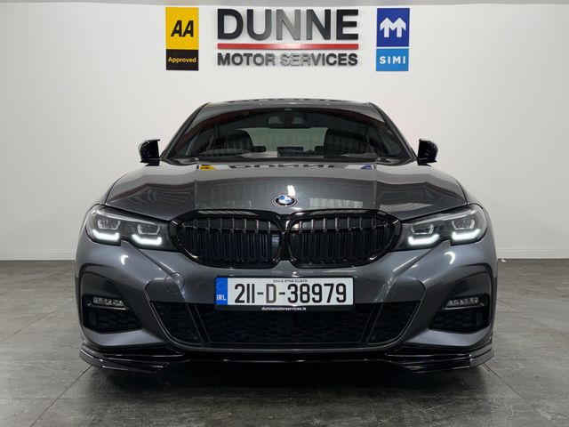 Image for 2021 BMW 3 Series **M-SPORT **292BHP **PRO MODEL **20"DIAMOND CUT ALLOYS **M-PERFORMANCE KIT **QUAD EXIT EXHAUST TIPS **SERVICE HISTORY **DIGITAL DASH **HEATED STEERING WHEEL AND SEATS **FULL LEATHER ELECTRIC