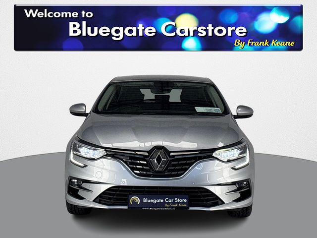 Image for 2021 Renault Megane IV ICONIC BLUE DCI 115**MULTIFUNCTIONAL STEERING WHEEL**DIGITAL DASH**AMBIENT LIGHTING**KEYLESS START**BLACK CLOTH INTERIOR**ELECTRIC HANDBRAKE**AIR CONDITIONING**TOUCH SCREEN MEDIA DISPLAY**