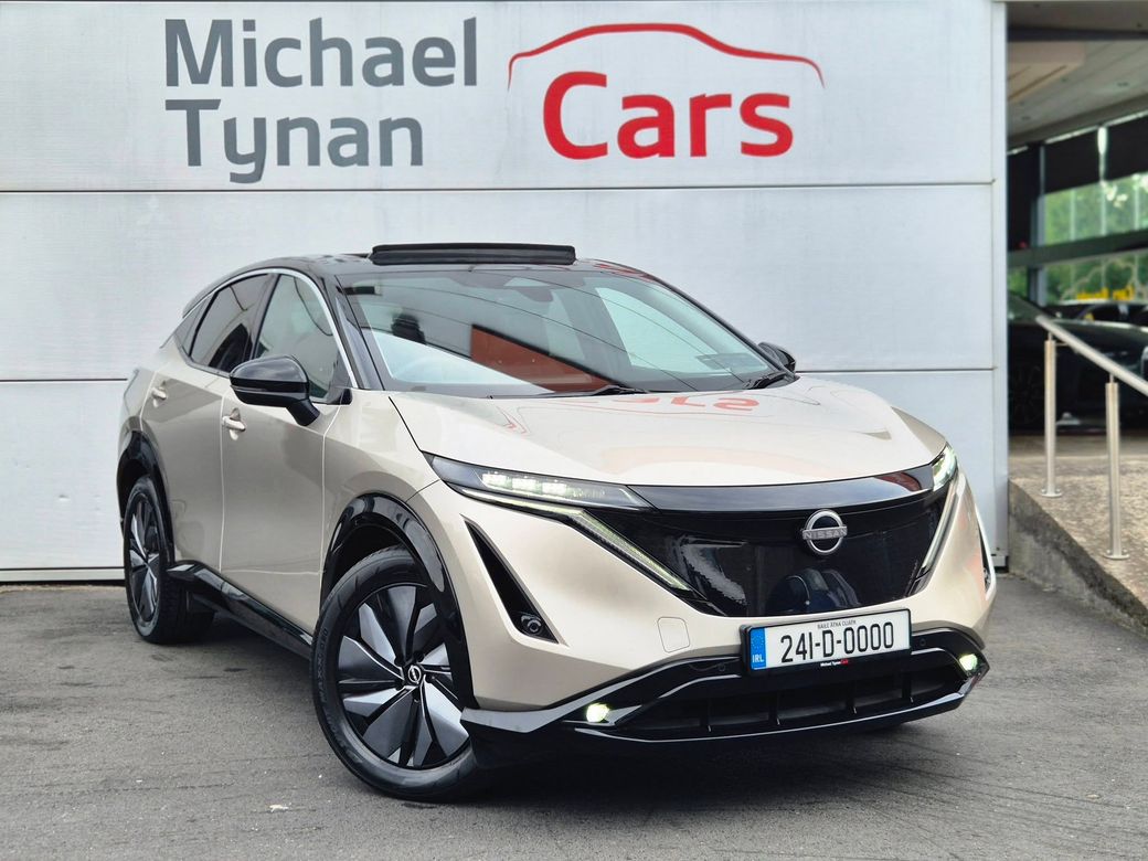 Image for 2024 Nissan Ariya 87kwh Advance, Sunroof, CarPlay, Camera, Privacy, 1/2 Leather - First Registered in February 2024 - Trade in Price €31, 888
