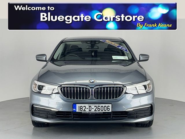 Image for 2018 BMW 5 Series E G30 SE 4DR AUTO**BLACK LEATHER INTERIOR**FRONT HEATED SEATS**DUAL CLIMATE CONTROL**MULTIFUNCTIONAL STEERING WHEEL**TOUCH SCREEN MEDIA DISPLAY**PARKING SENSORS**DRIVE MODES**KEYLESS START**