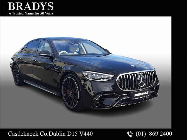 Image for 2025 Mercedes-Benz S Class S63 AMG 4Matic V8 Biturbo E-Performance--Panoramic Sunroof, Night Package, Multispoke Alloys, Rear Axle Steering
