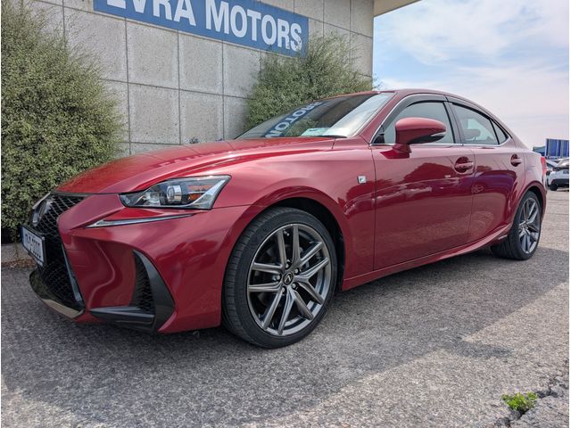 Image for 2017 Lexus IS 300h F SPORT AUTOMATIC HYBRID 2.5 PETROL //LOW MILES//HALF RED LEATHER HEATED ELECTRIC SEATS//REVERSE CAMERA//ADAPTIVE CRUISE CONTROL//KEYLESS ENTRY//