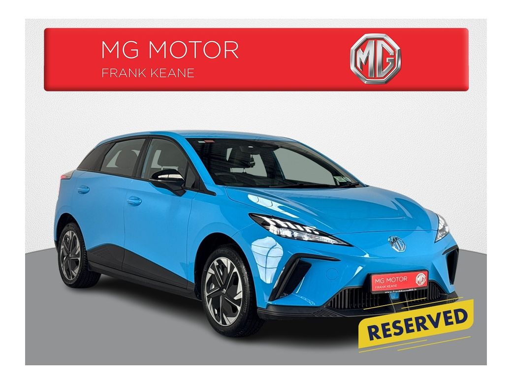 Image for 2023 MG 4 ELECTRIC SR - EXCITE 51KWH 5DR AUTO **FULL BLACK CLOTH INTERIOR**KEYLESS IGNITION**ANDROID AUTO**APPLE CARPLAY**TOUCHSCREEN INFOTAINMENT**DIGITAL DASHBOARD**REVERSE SENSORS**ELECTRONIC HANDBRAKE**