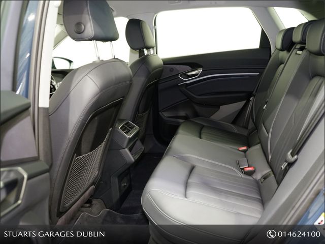 Image for 2024 Audi Q8 e-tron Q8 50 E-TRON QUATTRO SPORT: PLASMA BLUE WITH BLACK VOLCONA LEATHER, 21” DIAMOND CUT ALLOYS, FULL ELECTRIC SEATS WITH MEMORY, HEATED FRONT SEATS