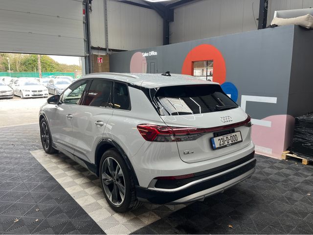 Image for 2023 Audi Q4 e-tron €33950 2023 AUDI Q4 E-TRON 40 S LINE AUTOMATIC / CRUISE CONTROL / 360° CAMERA / HEATED SEATS / PADDLE SHIFTERS / AMBIENT LIGHTS / APPLE CARPLAY AND MORE