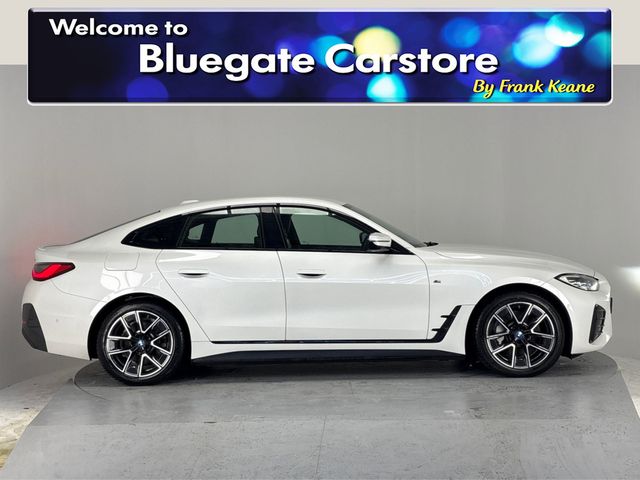 Image for 2022 BMW i4 EDRIVE40 M SPORT**FRONT HEATED SEATS**18 INCH ALLOYS**HALF LEATHER INTERIOR**TOUCH SCREEN INFOTAINMENT**REVERSE CAMERA**PARKING SENSORS**APPLE CARPLAY**ELECTRIC TAILGATE**KEYLESS START**