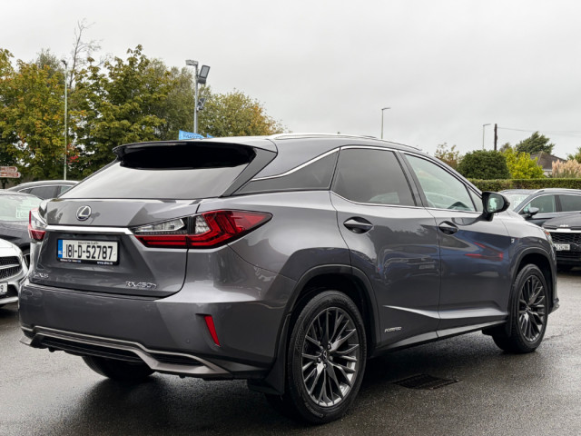 Image for 2018 Lexus RX 450H 3.5 CVT F Sport 4X4 (313PS) 5DR AUTO