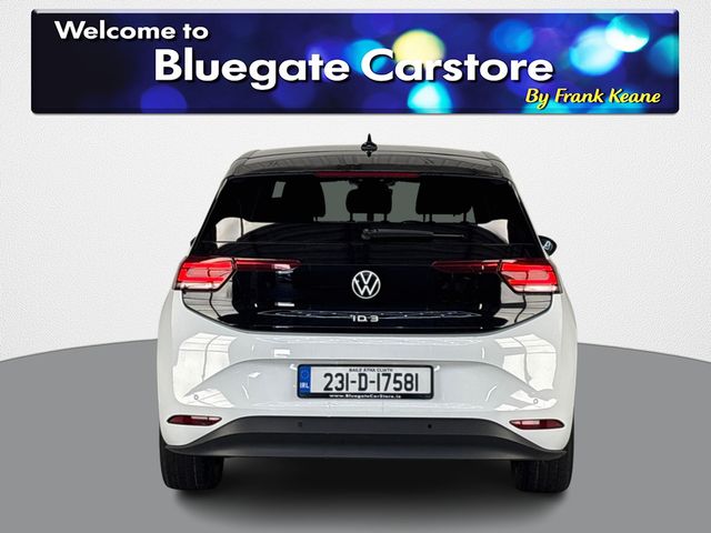 Image for 2023 Volkswagen ID.3 PRO 150 KW 58KWH **WHITE AND GREY HALF LEATHER INTERIOR**FRONT HEATED SEATS**USBC CHARGING PORTS**TOUCHSCREEN INFOTAINMENT SYSTEM**ANDROID AUTO**APPLE CARPLAY**REVERSE CAMERA**PARKING SENSORS**