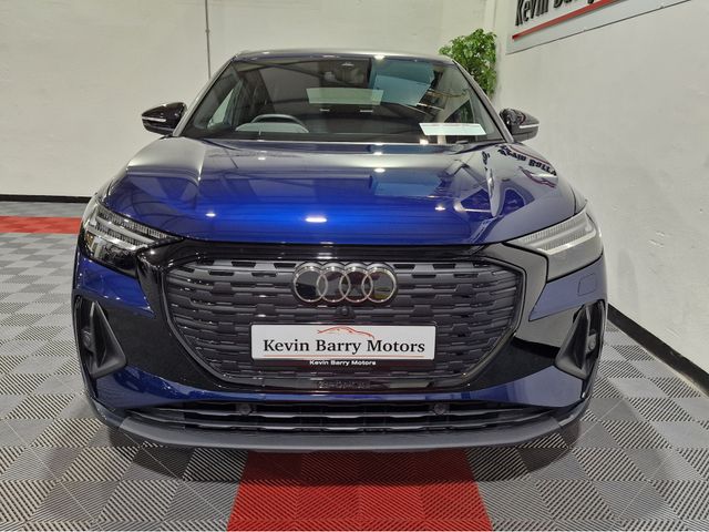 Image for 2024 Audi Q4 e-tron 45 SPORTBACK BLACK EDITION 282BHP (82KWH BATTERY) AUTOMATIC **ONE OWNER / 21" ALLOYS / ADAPTIVE CRUISE / ELECTRIC BOOTLID / FULL LEATHER / HEATED SEATS / SONOS PREMIUM SOUND / REVERSE CAMERA**