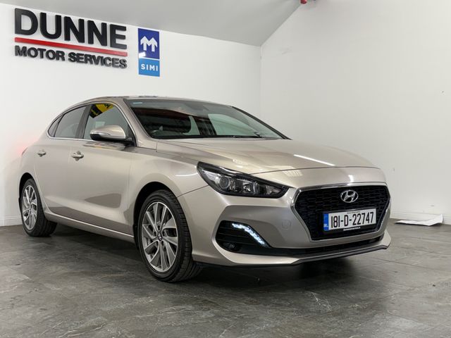 Image for 2018 Hyundai i30 **i30 FASTBACK **LANE ASSIST **CRUISE CONTROL **REVERSING CAMERA **PARKING SENSORS **AUTO START STOP **APPLE CAR PLAY / ANDROID AUTO RADIO **SAT NAV **BLUETOOTH **POWER FOLD MIRRORS **AUTO LIGHTS **