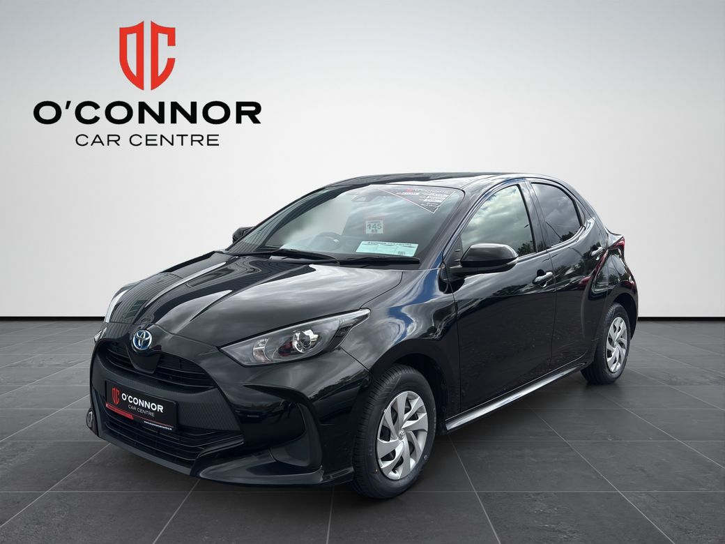 Image for 2021 Toyota Yaris Black, hybrid and easy on fuel — this Yaris just makes sense.