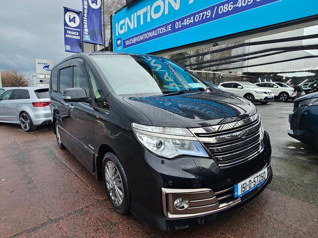 Image for 2015 Nissan Serena PETROL HYBRID AUTO, 7 SEATS, NCT, SERVICE, WARRANTY, 5 STAR REVIEWS. AA CHECKED, NATIONWIDE WARRANTY AVAILABLE. 