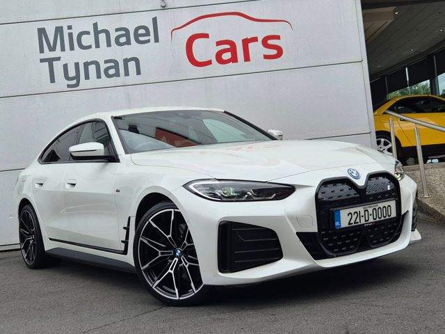 Image for 2022 BMW i4 eDrive40 M Sport, Upgraded 20" Alloys, 1/2 Leather, CarPlay, Camera, Parking Sensors, Privacy Glass