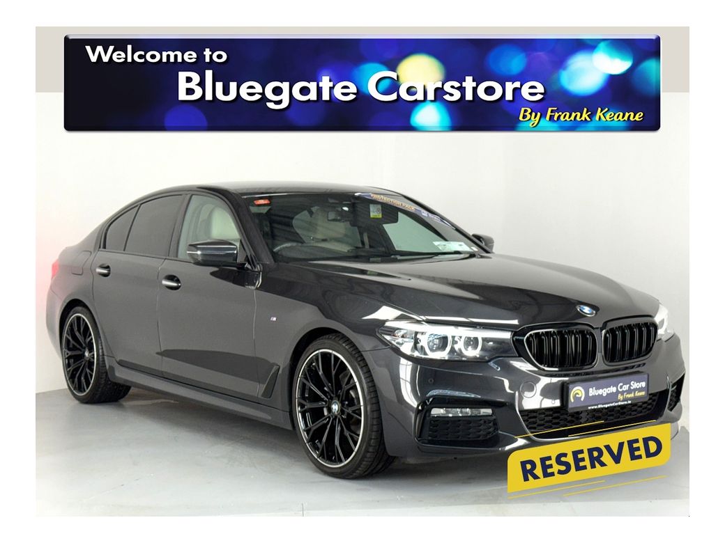 Image for 2018 BMW 5 Series M SPORT **CREAM LEATHER INTERIOR**FRONT HEATED SEATS**19" M SPORT ALLOYS**DRIVE MODES**MULTIFUNCTIONAL STEERING WHEEL**PARKING SENSORS**KEYLESS START**BLUETOOTH**ISOFIX**FINANCE AVAILABLE**