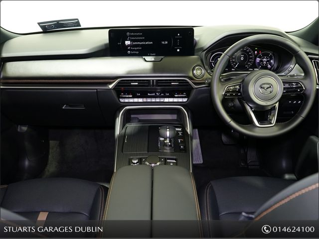 Image for 2025 Mazda CX-80 CX-80 5WGN e-SKYACTIV PHEV 2.5 327ps 8AT AWD Homura*DEMO MODEL SAVE €5, 780 OFF NEW PRICE @STUARTS MAZDA, YOUR HOME FOR MAZDA IN SOUTH DUBLIN*MAZDA CX-80 2.5 PHEV 327PS HOMURA PLUS 6 SEATER*BLACK LE
