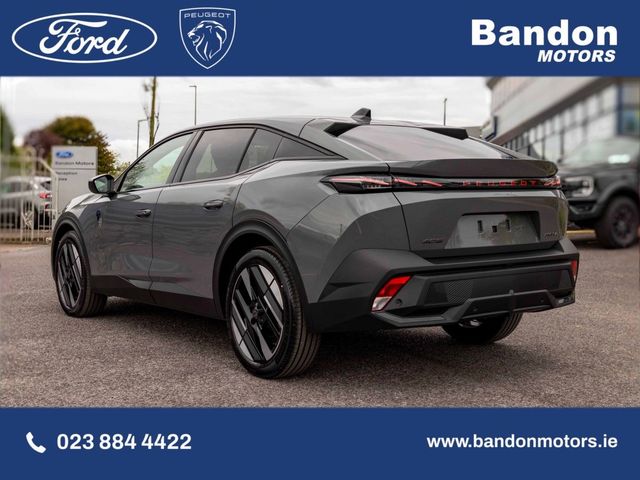 Image for 2026 Peugeot 408 262 Offers - Peugeot 408 GT Exclusive Hybrid. Up to €3, 000 Deposit Contribution Low APR Finance Options Available 5-Year Unlimited Mileage Warranty 3-Year Free EV Service Plan Free Home Charger on 