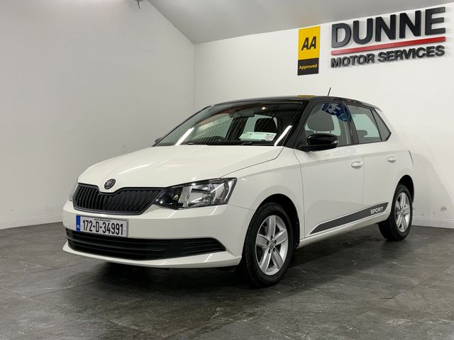 Image for 2017 Skoda Fabia **SPORT**1.0 PETROL**TINY MILEAGE**BLACK ROOF AND MIRRORS**15" 5 SPOKE ALLOY WHEELS**ELECTRIC WINDOWS**NCT12/27**BLUETOOTH PHONE**USB AND AUX CONNECTIVITY**CARTELL REPORT*WARRANTY**FINANCE AVAILABLE**