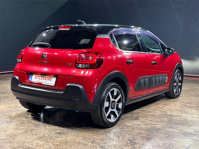 Image for 2018 Citroen C3 1.2 AUTOMATIC COLORADO EDITION - SUEDE/BROWN LEATHER UPHOLSTERY - RED/BLACK TWO TONE - FACTORY ALLOYS - CRUISE CONTROL - REAR CAMERA