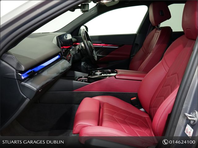 Image for 2024 BMW i5 EDRIVE 40 M SPORT, PRO PACK, 20” STAR ALLOYS, OXIDE GREY METALLIC WITH QUILTED BURGUNDY LEATHER*