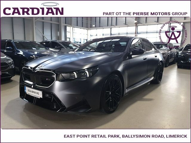 Image for 2026 BMW M5 M5 22.1kWh Steptronic xDrive 4Dr Auto Pan roof, Frozen Grey, Cream interior, 20 Black alloys