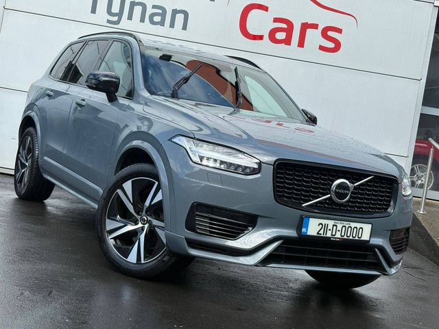 Image for 2021 Volvo XC90 Recharge T8 R Design Plug-In Hybrid AWD (390bhp) Large 7 Seater + 20” Alloys + 1/2 Black Leather Seats - First Reg March 2021 - Trade in Price €54, 555.