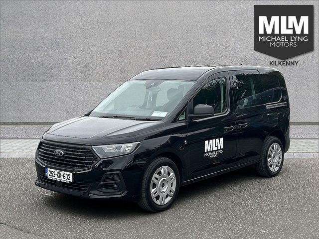 Image for 2025 Ford Transit Connect Trend Flexicab 5 seater 1.5 PHEV 150ps 6 speed Auto (V) Price Ex VAT *Trend heated seat pack, Fixed 2nd row window *