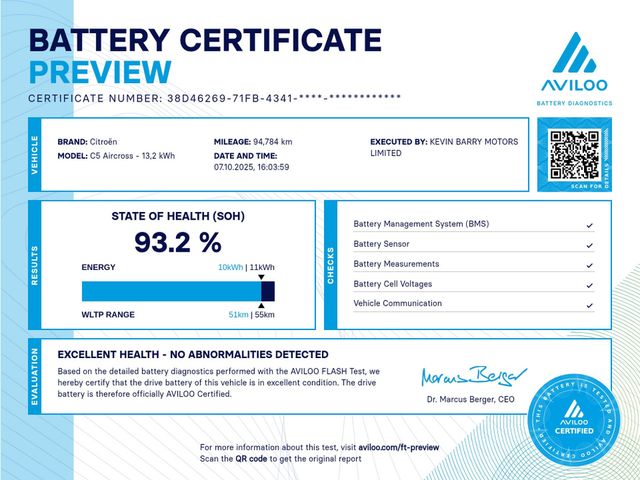 Image for 2022 Citroen C5 Aircross 1.6 SHINE (PLUG IN HYBRID) AUTOMATIC **HIGH SPEC / ADAPTIVE CRUISE CONTROL / APPLE CARPLAY & ANDROID AUTO / BLIND SPOT ASSIST / HALF LEATHER INTERIOR / KEYLESS ENTRY / SAT NAV / REVERSE CAMERA**