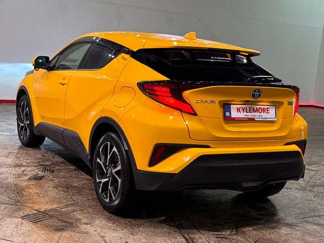 Image for 2022 Toyota C-HR 1.8 HYBRID AUTOMATIC - G EDITION - HALF BROWN LEATHER - UPGRADED ALLOYS - CRUISE CONTROL - HEATED SEATS - BLIND SPOT MONITORING - TOYOTA SAFETY SENSE - REAR CAMERA