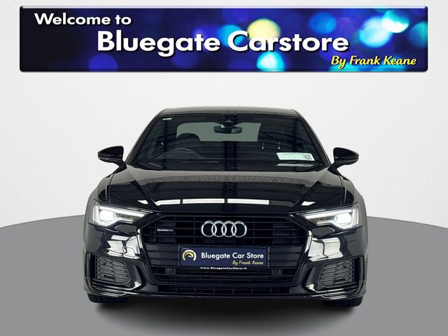 Image for 2022 Audi A6 2.0 TFSI 50 E QTR BLACK EDITION **FULL BLACK LEATHER INTERIOR**APPLE CARPLAY**ANDROID AUTO**HEATED FRONT SEATS**DRIVE MODE SELECT**REVERSE CAMERA**PARKING SENSORS**USBC CHARGING PORTS**