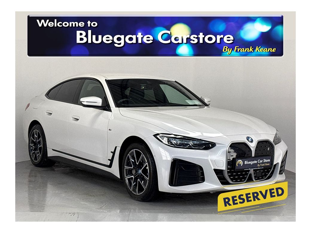 Image for 2022 BMW i4 EDRIVE40 M SPORT**FRONT HEATED SEATS**18 INCH ALLOYS**HALF LEATHER INTERIOR**TOUCH SCREEN INFOTAINMENT**REVERSE CAMERA**PARKING SENSORS**APPLE CARPLAY**ELECTRIC TAILGATE**KEYLESS START**