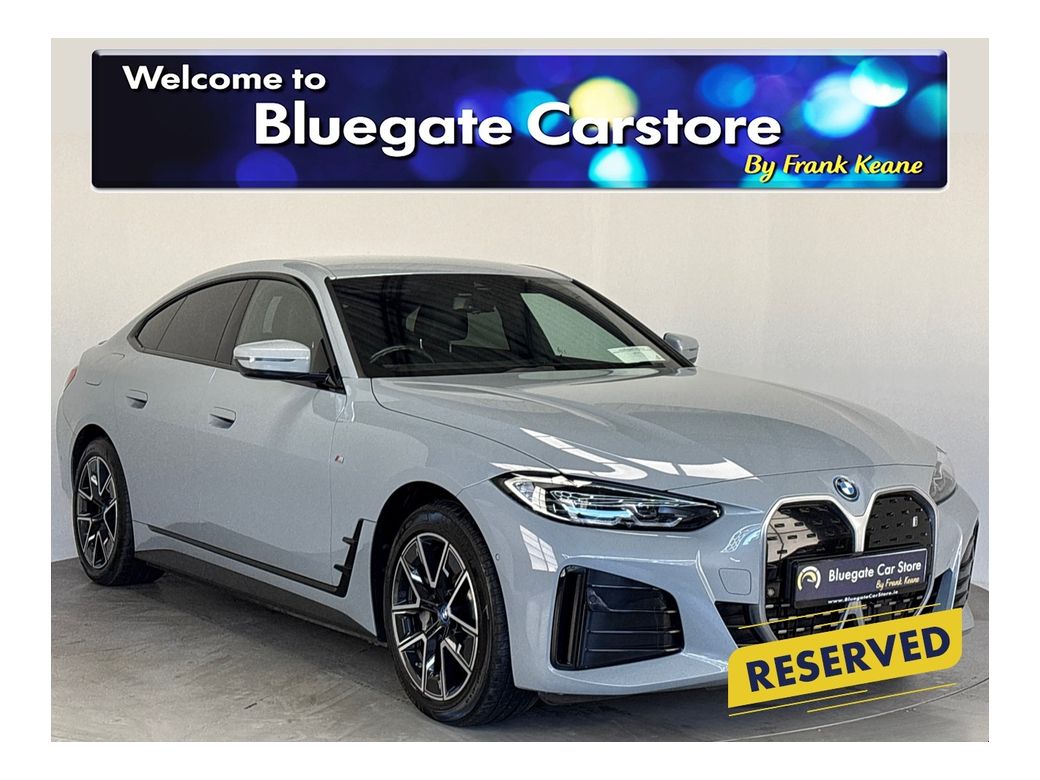 Image for 2022 BMW i4 EDRIVE40 M SPORT**BLACK LEATHER INTERIOR**FRONT HEATED SEATS**TOUCH SCREEN INFOTAINMENT**REVERSE CAMERA**PARKING SENSORS**KEYLESS START**AMBIENT LIGHTING**DRIVE MODES**APPLE CARPLAY**