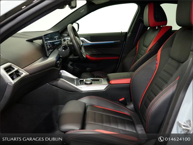 Image for 2025 BMW i4 *SOLD DEPOSIT TAKEN*FACELIFT – i4 40 WITH PRO, COMFORT AND TECH PACK* M-SPORT, BROOKLYN GREY METALLIC, BLACK WITH RED HIGHLIGHTS LEATHER, HEADS UP, SUN PRO GLASS