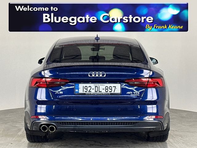 Image for 2019 Audi A5 2.0 TDI 40 190PS Q QUATTRO BLACK EDITION*NEW 19S ON WAY*DIGITAL DASH**MULTIFUNCTIONAL STEERING WHEEL**DIGITAL MEDIA DISPLAY**PARKING SENSORS**HALF LEATHER INTERIOR**FRONT HEATED SEATS**APPLE CARPLAY**