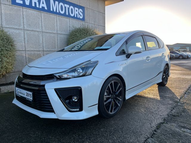 Image for 2015 Toyota Prius Alpha GS SPORT 7 SEATER AUTOMATIC HYBRID 1.8 PETROL //LOW MILES//HIGH SPEC//HALF LEATHER SEATS//KEYLESS ENTRY//REVERSE CAMERA//