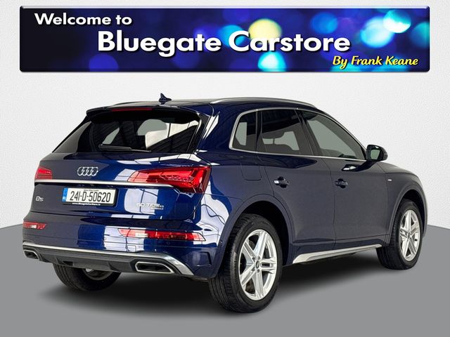 Image for 2024 Audi Q5 S LINE 50 TFSI E QUATTRO**FRONT HEATED SEATS**HALF LEATHER INTERIOR**DUAL CLIMATE CONTROL**TOUCH SCREEN INFOTAINMENT**REVERSE CAMERA**APPLE CARPLAY**MULTIFUNCTIONAL STEERINNG WHEEL**FINANCE ARRANGED**