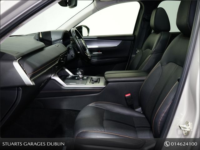 Image for 2025 Mazda CX-60 *HOMURA PLUS PHEV 327ps 8AT AWD*HOMURA PLUS*DRIVERS ASSISTANCE PACK, CONVENIENCE PACK AND PANORAMIC SUNROOF, PLATINUM QUARTZ WITH BLACK LEATHER*