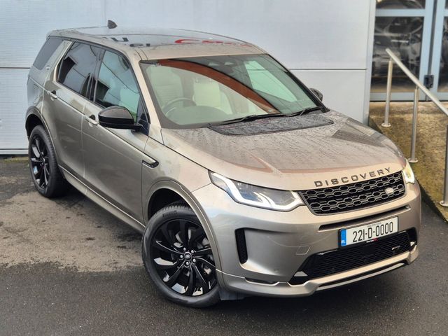 Image for 2022 Land Rover Discovery Sport R-Dynamic P300e Automatic, AWD, Panoramic roof, Black & Beige Leather, Black 20" Alloys