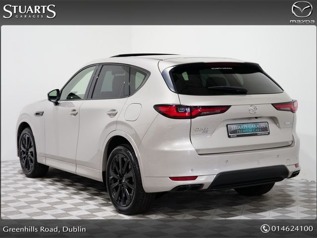 Image for 2025 Mazda CX-60 *HOMURA PLUS PHEV 327ps 8AT AWD*HOMURA PLUS*DRIVERS ASSISTANCE PACK, CONVENIENCE PACK AND PANORAMIC SUNROOF, PLATINUM QUARTZ WITH BLACK LEATHER*