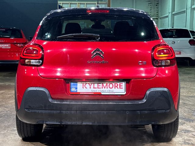 Image for 2019 Citroen C3 1.2 AUTOMATIC - RED/BLACK TWO TONE - FACTORY ALLOYS - REVERSE CAMERA - MULTI FUNCTION STEERING WHEEL - CRUISE CONTROL 