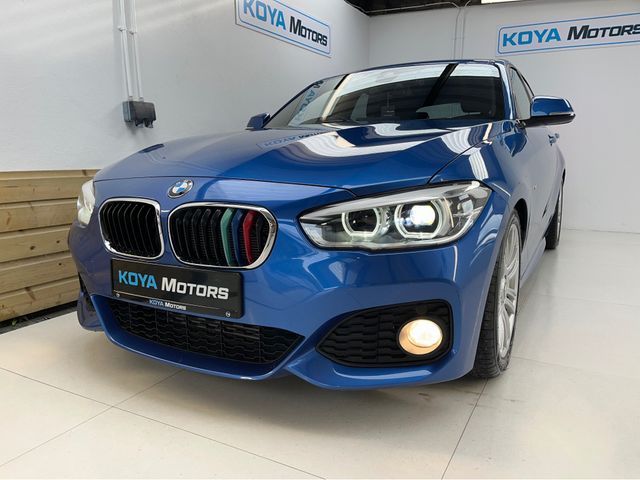 Image for 2016 BMW 1 Series 118D 2.0 DIESEL M-SPORT PRO PLUS AUTOMATIC // ESTORIL BLUE METALLIC // LED MATRIX LIGHTING // LANE DEPARTURE ASSIST // PRO MEDIA PACK // CRUISE CONTROL // FRONT FOGS // SPORT ALLOYS