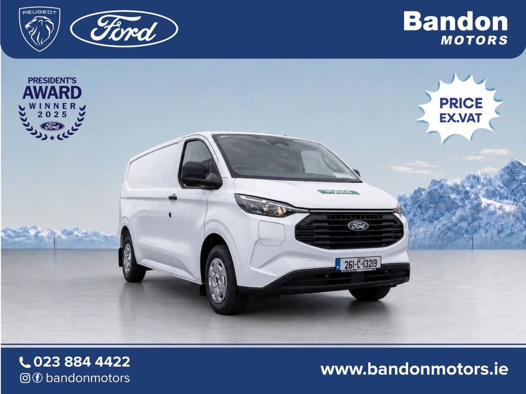 Image for 2026 Ford Transit Custom 2026 Ford Transit Custom 320 L Pre Registered Plug in Hybrid