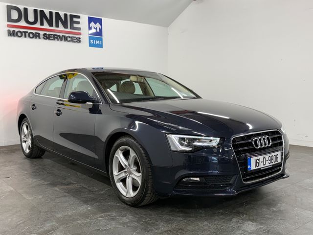 Image for 2016 Audi A5 **SPORTBACK ULTRA MODEL **MULTI FUNCTION STEERING WHEEL **ADAPTIVE CRUISE CONTROL **HEATED SEATS **MULTI DRIVE MODE **MULTI FUNCTION CENTRE CONSOLE **AUTO LED LIGHTS **AUTO WIPERS **FULLY ELECTRIC SEA