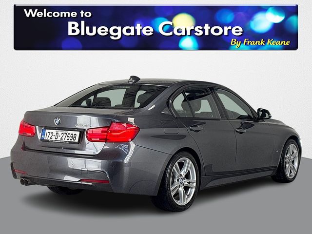 Image for 2017 BMW 3 Series F30 E M SPORT**BLACK LEATHER INTERIOR**MULTIFUNCTIONAL STEERING WHEEL**PARKING SENSORS**BLUETOOTH PHONE CONNECTIVITY**M SPORT STYLING**M SPORT INTERIOR**ISOFIX**FINACE AVAILABLE**