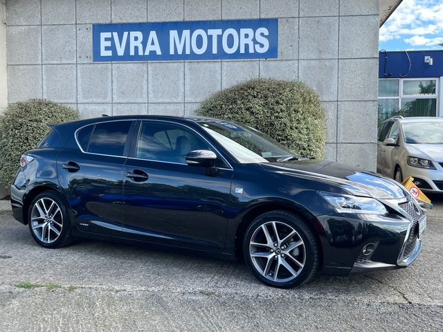Image for 2017 Lexus CT 200h F-SPORT AUTOMATIC HYBRID 1.8 PETROL //LOW MILES//FULL ELECTRIC HEATED SEATS//KEYLESS ENTRY//REVERSE CAMERA//ADAPTIVE CRUISE CONTROL//